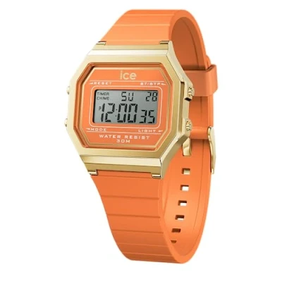 Image of ICE WATCH digit retro Apricot crush Women&#039;s wristwatch with plastic strap 022052 (Small)