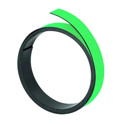 Image of Magnetic Strips 100 CM x 10 MM Thickness 1 Green