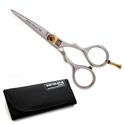 Image of Moustache Scissors or Beard Trimming Scissors, Extremely Sharp Silver 4.5 inch (11.5cm)