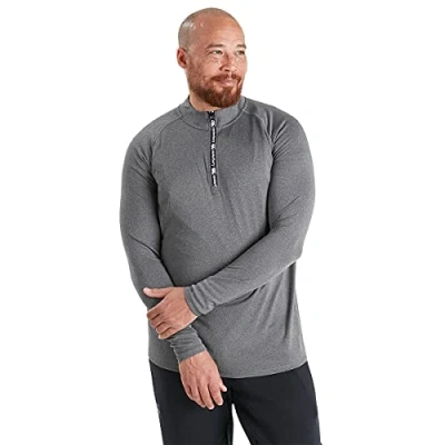 Image of Canterbury Men&#039;s Vapodri 1st Layer Top, Medium Grey Marl, 3XL