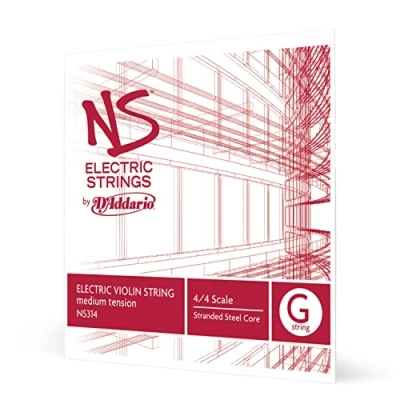 Image of D&#039;Addario NS Electric 4/4 Scale Medium Tension Single G String for Violin