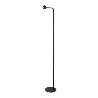 Image of Sotira Floor Lamp 5W 3000K Aluminium, Metal Sandy Black