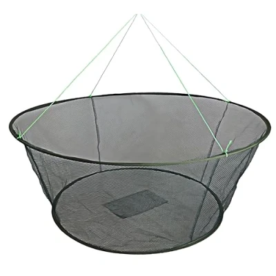 Image of Foldable Fish Catching Net, Hand Cast Cage for Shrimp and Crab