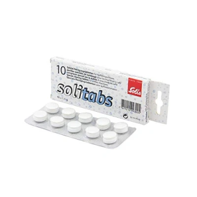 Image of Solis 993.02 Cleaning Tablets for Coffee Machines, Pack of 10 Solitabs