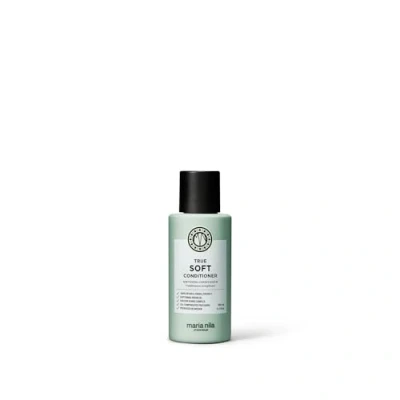 Image of Maria Nila True Soft, Conditioner 100 ml, For Dry Hair, Argan Oil Remoisturises &amp; Reduces Frizz, 100% Vegan Sulfate/Paraben free