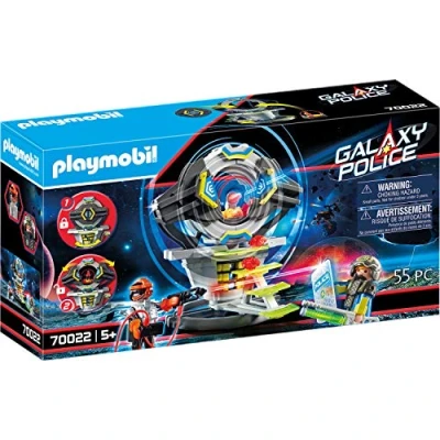 Image of Playmobil 70022 Galaxy Police Secret Safe with Code, for Children Ages 5+