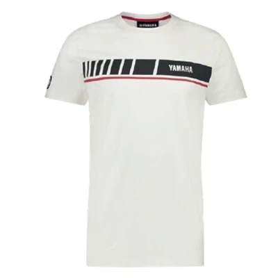 Image of Yamaha Mens White Winton T Shirt Size 3XL