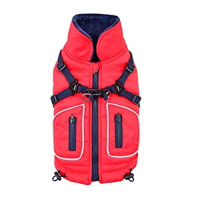 Image of Puppia Pioneer Pet Coat, XX Large, Red