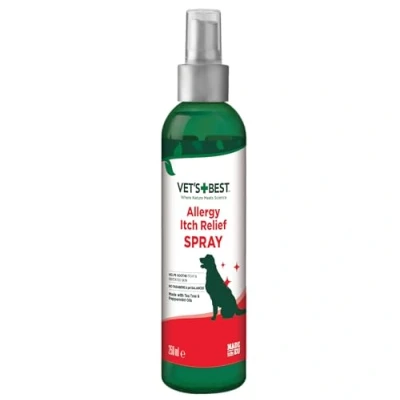 Image of Vet&#039;s Best Allergy Itch Relief Spray for Dogs Soothes Dog Dry Skin Relieves the Urge to Itch, Lick, and Scratch 235ml