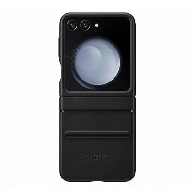 Image of Samsung Leren Back Cover Black Galaxy Z Flip 5