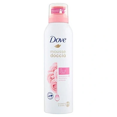Image of Dove Mousse Shower Oil 200 ml Pink Pack of 3