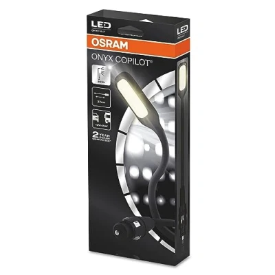 Image of OSRAM ONYX COPILOT M+ 7, LED reading light for the vehicle interior, connection via cigarette lighter, M+7, folding box (1 piece)
