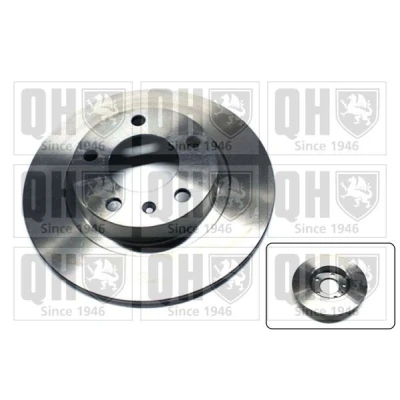 Image of 569418 Brake disc QUINTON HAZELL BDC5763 264mm 10mm 5 solid VAUXHALL: Corsa Mk3, Mk4, Adam, OPEL: E Hatchback, D Hatchback