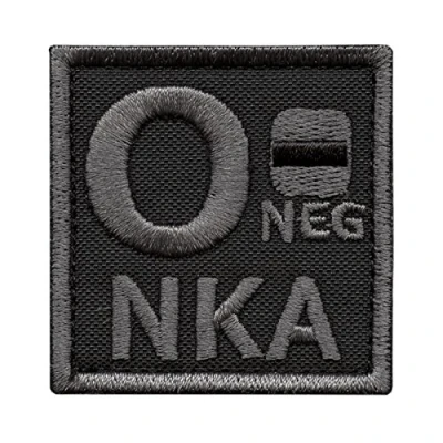 Image of Subdued O NEG NKA Blood Type ACU Morale Army Tactical Embroidery Fastener Patch