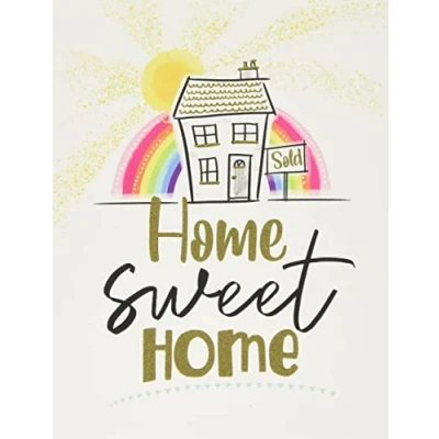 Image of Piccadilly Greetings Modern New Home Sweet Card Congratulations 8 x 6 inches