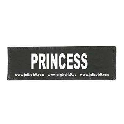 Image of Interchangeable Patches, 1 pair, PRINCESS, Size: Large, Black