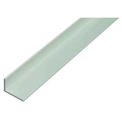 Image of Corner Profile Aluminium 1000 x 40 10 mm silberfarbig eloxiert