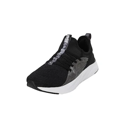 Image of PUMA Women&#039;s SOFTRIDE Sophia 2 MARBLEIZED WNS Road Running Shoe, Black White, 6.5 UK