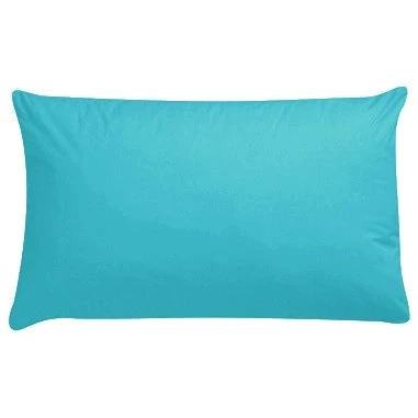 Image of Set of 2 pillow cases (polyester) blue green