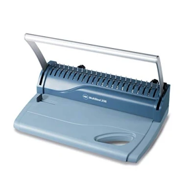 Image of GBC MultiBind 208 Multifunctional Binder, 8 Sheet Punch Capacity, 125 Binding A4, Blue, 4400110
