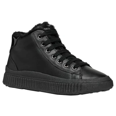 Image of Geox J LAQUINNY Girl G Sneaker, 10 UK Child Black