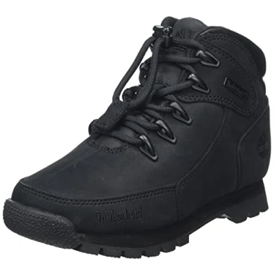 Image of Timberland Euro Rock (Toddler) Chukka/Mid, Black Nubuck, 5 UK
