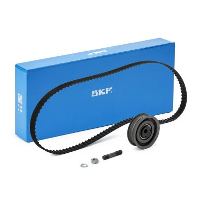 Image of 026109243G Timing belt kit SKF VKMA 01000 121 with trapezoidal tooth profile VOLKSWAGEN: GOLF 1 Cabriolet, 3, 2, AUDI: 80 B4 Saloon