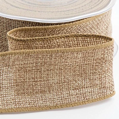Image of Country Hessian Wired Edge 38mm x 10M Natural
