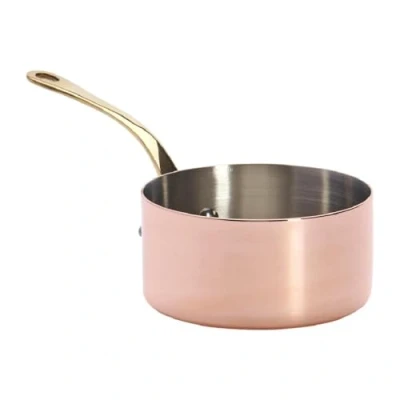 Image of De Buyer Inocuivre Mini Saucepan with Brass Handle 9cm