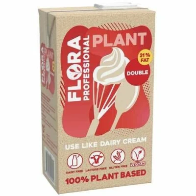 Image of Flora Plant Based Double Cream Alternative 1ltr
