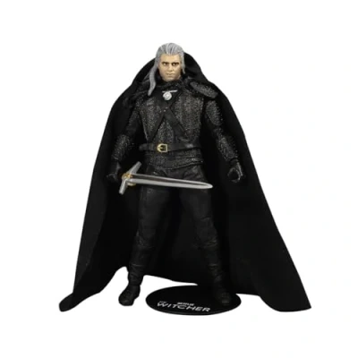 Image of McFarlane TM13801 Witcher Netflix 7IN WV1 GERALT of Rivia (Season 1) with Cloth Cape, Multicolour, 13803
