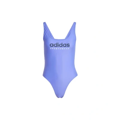 Image of adidas Sportswear Uback Swimsuit, Women&#039;s, Size: 22, blue dark