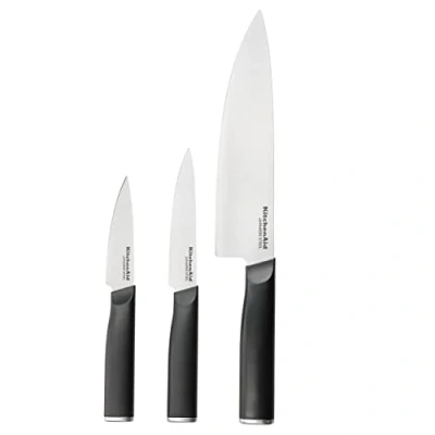 Image of KitchenAid Classic Three Piece Kitchen Knife Set
