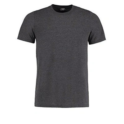 Image of Kustom Kit Mens Superwash 60 Fashion Fit T Shirt (L) (Dark Grey Marl)