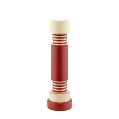 Image of Alessi MP0215 1 Salt, Pepper and Spice Grinder, Beech Wood
