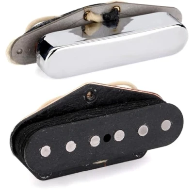 Image of Fender® Shaw Hot 50&#039;s Telecaster® Pickup Set Tele Black/Chrome