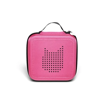 Image of tonies Carry Case, Toy Box Storage and Travel Case for Audio Characters, Hardshell up to 20 Figurines use with Your Toniebox Portable Speaker (Sold Separately), Ages 3+, Colour: Pink