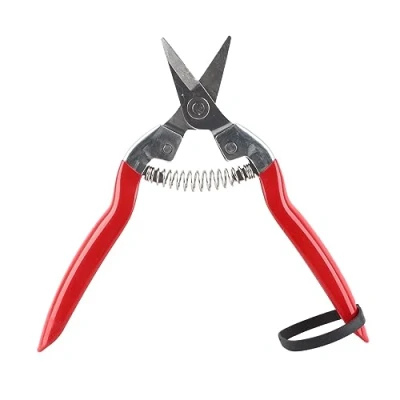 Image of Garden Rose Pruning Shears Scissors,Professional Hand Pruners Straight/Curved Blades Stainless Steel,Pruning Snips,Flower Arranging,Plant Trimming,Fruit Harvesting(Curved Blade)