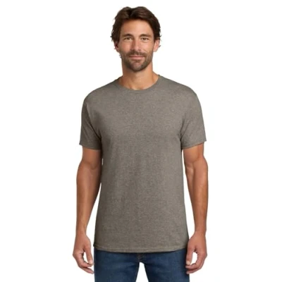 Image of Hanes Men&#039;s Essentials Short Sleeve T shirt Value Pack, Oxford Gray, Medium
