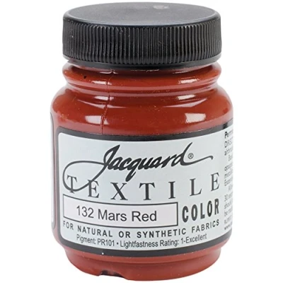Image of Jacquard Products Mars Red Textile Color Paint, Acrylic, Multicolour