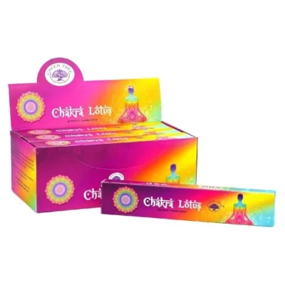 Image of Green Tree Chakra Lotus Incense Sticks 1 x 15 gram Box