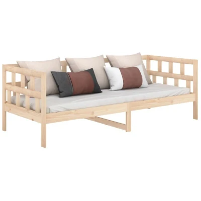 Image of vidaXL Day Bed without Mattress Solid Wood Pine 90x190 cm Single