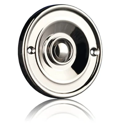 Image of Byron 2207C Bell Push Flush Mounted Chrome Finish, 10.008.05