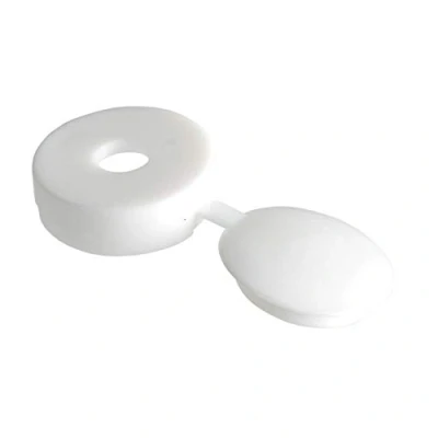 Image of Hinged Cover Cap White No. 10 12 Bag 100