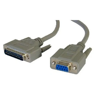Image of Cable Core Serial 9 Pin Female to 25 Male Printer 5 Metres