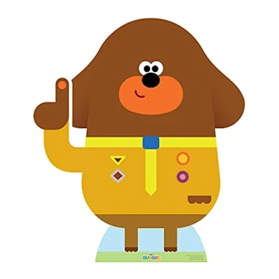 Image of Star Cutouts Ltd SC939 Hey Duggee Party Pack Giant Cardboard Cutout with Minis, Multi Colour, 107 x 95 cm
