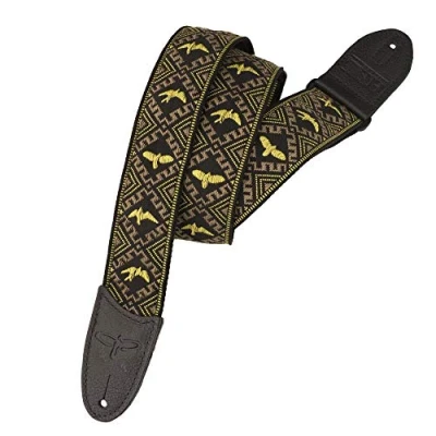 Image of PRS Guitars Hootenanny Style 2&quot; Strap Yellow Birds (102510::014:)