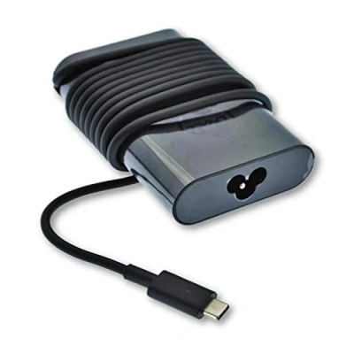 Image of Genuine Dell Charger P/N M1WCF 0M1WCF OM1WCF JYJNW 0JYJNW OJYJNW HA65NM170 65W Auto Adjustable AC Adapter USB C 20Vx3.25A, 15Vx3A, 9Vx3A, 5Vx3A UK Dispatch
