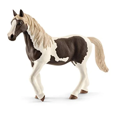 Image of schleich 13830 FARM WORLD Pinto mare Figurine for ages 3+, White, Ocean Tides