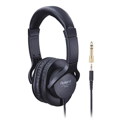 Image of Roland RH 5 Monitor Headphones for Everyday Music Making And Audio Playback,Black